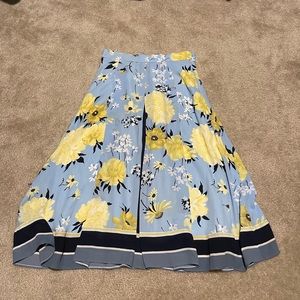 Ann Taylor Factory floral skirt